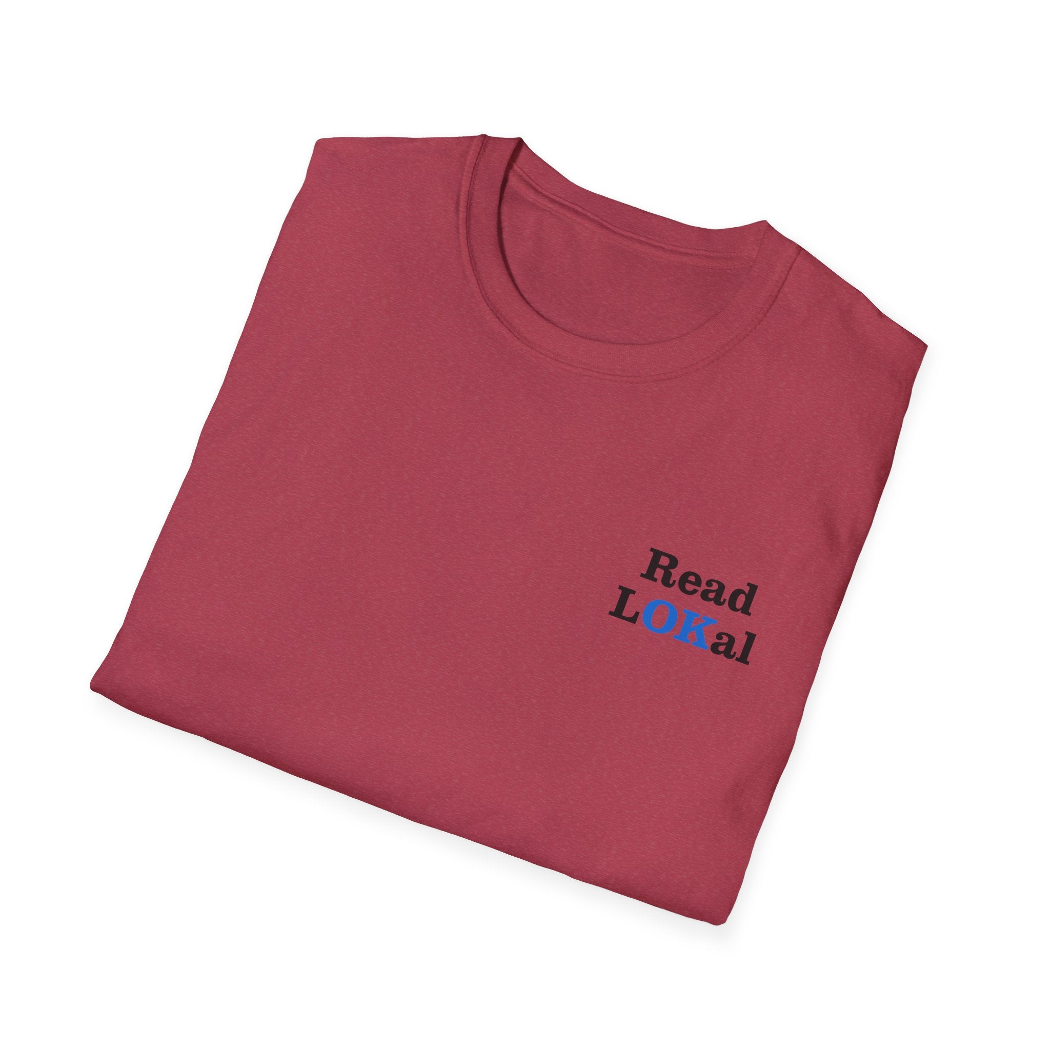 Oklahoma Read LOKal tee - pocket logo
