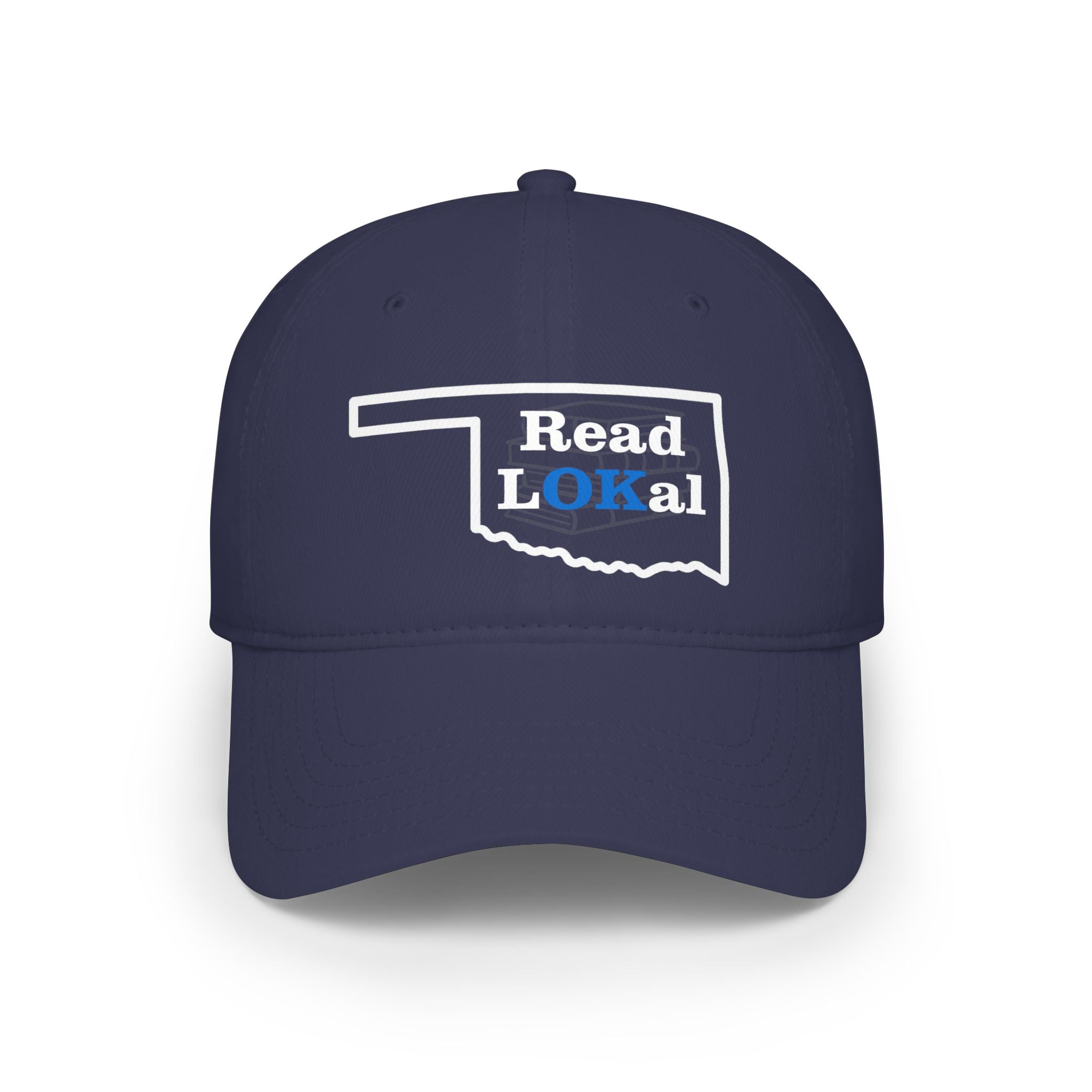 Oklahoma Read LOKal Baseball Cap, Casual Hat for Book Lovers, Trendy Cap for Reading Enthusiasts